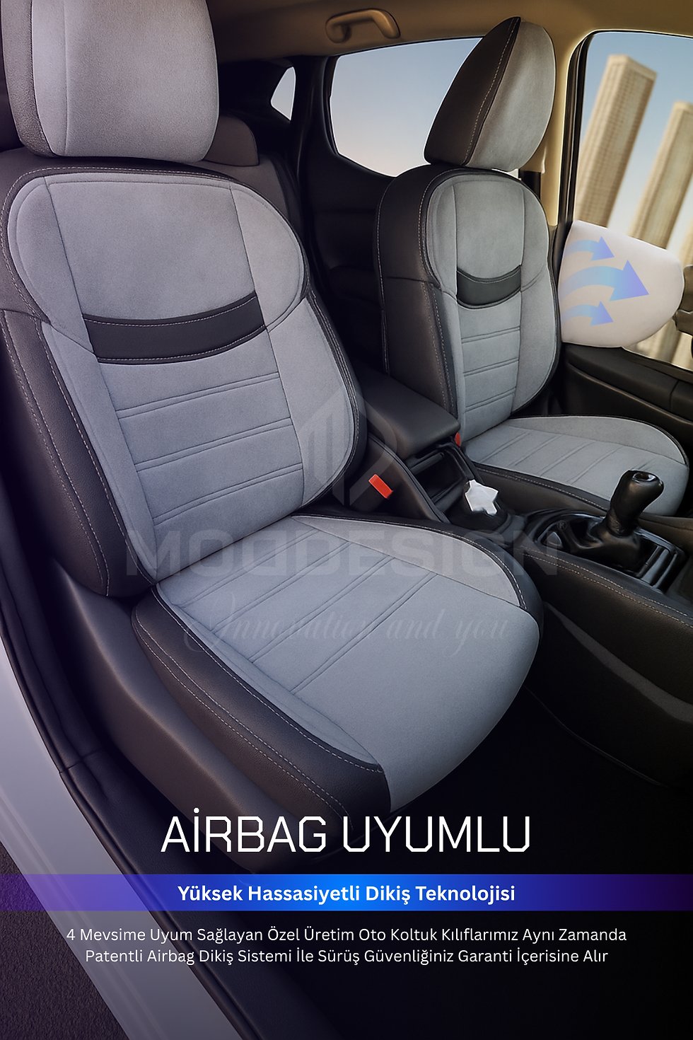 Küçük resim: Moddesign I Taytüyü Kumaş Deri Kombin