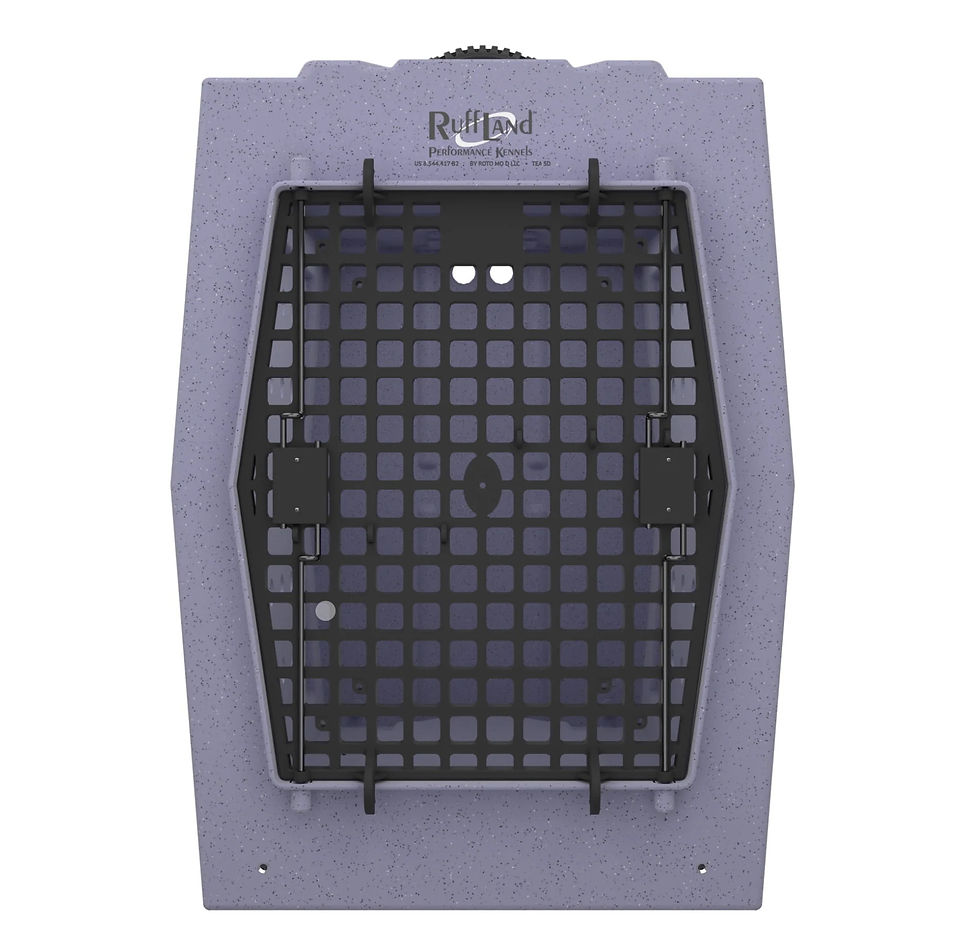 X-Large Lilac RuffLand Kennel | dog crate for car