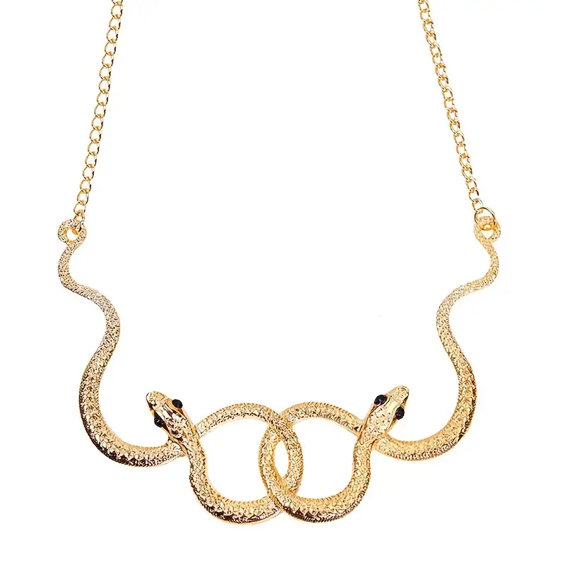 Duel serpent necklace
