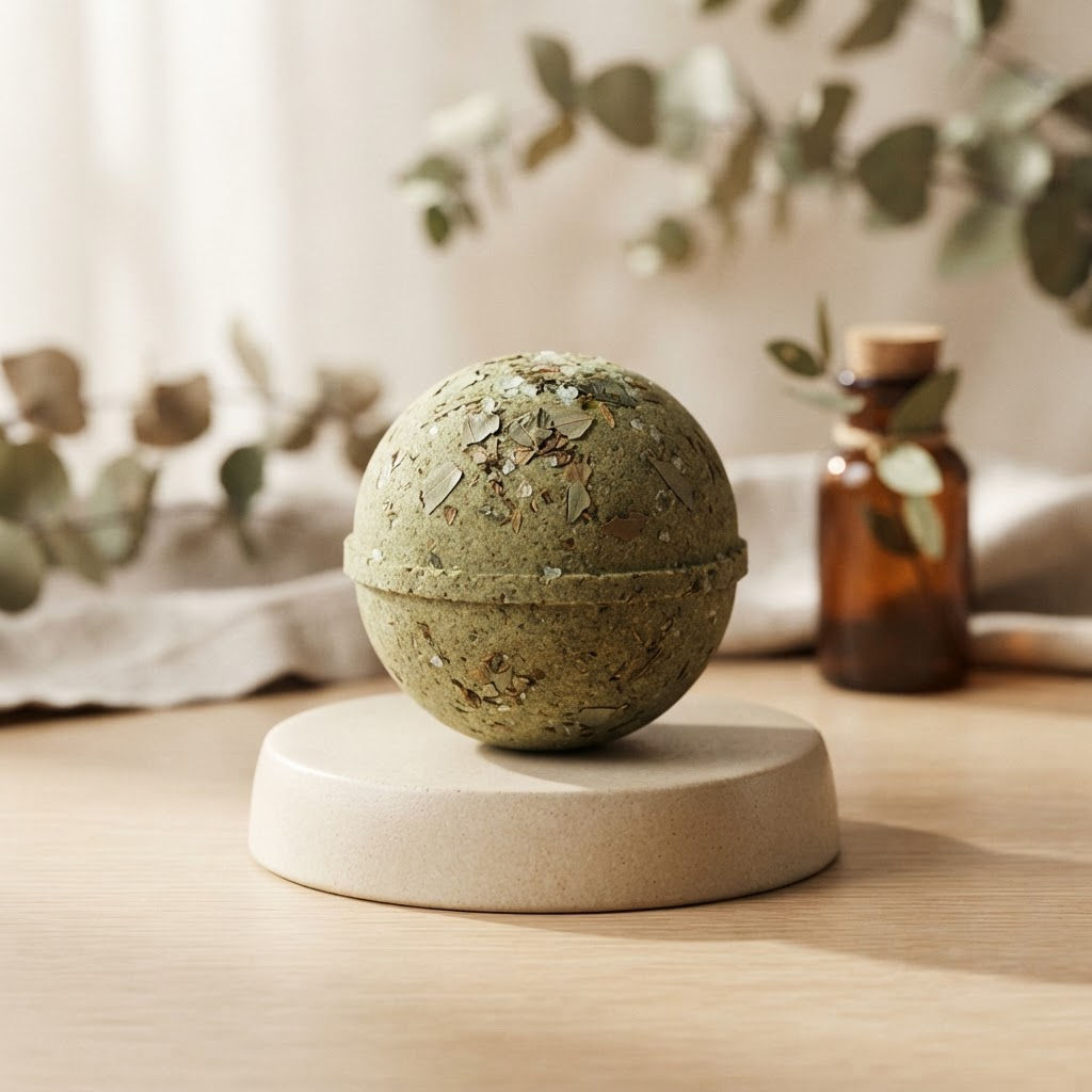 PureVibe Bath Bomb (Eucalyptus)