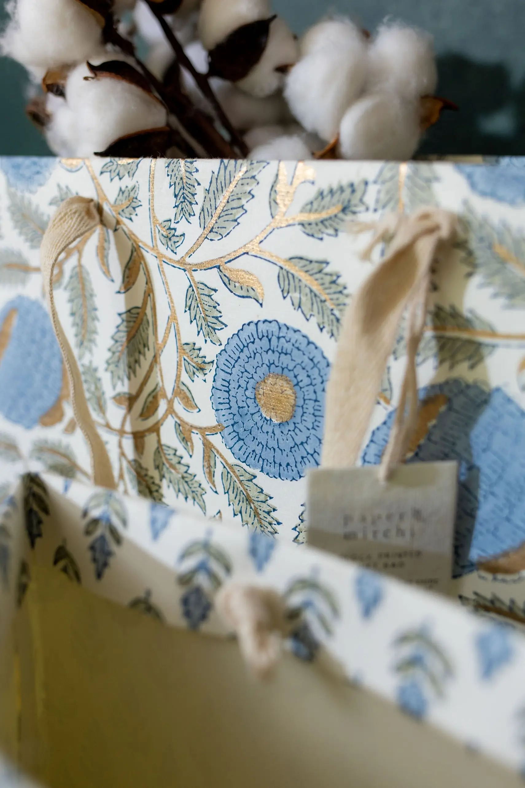 Hand Block Printed Gift Bags (Large)