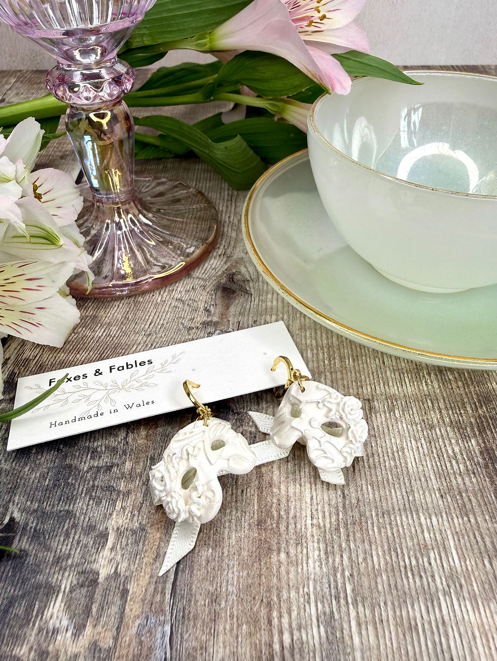 Thumbnail: Sophie’s Masquerade Mask Earrings 