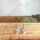 Thumbnail: Solid Silver Strawberry Dropper Earrings 