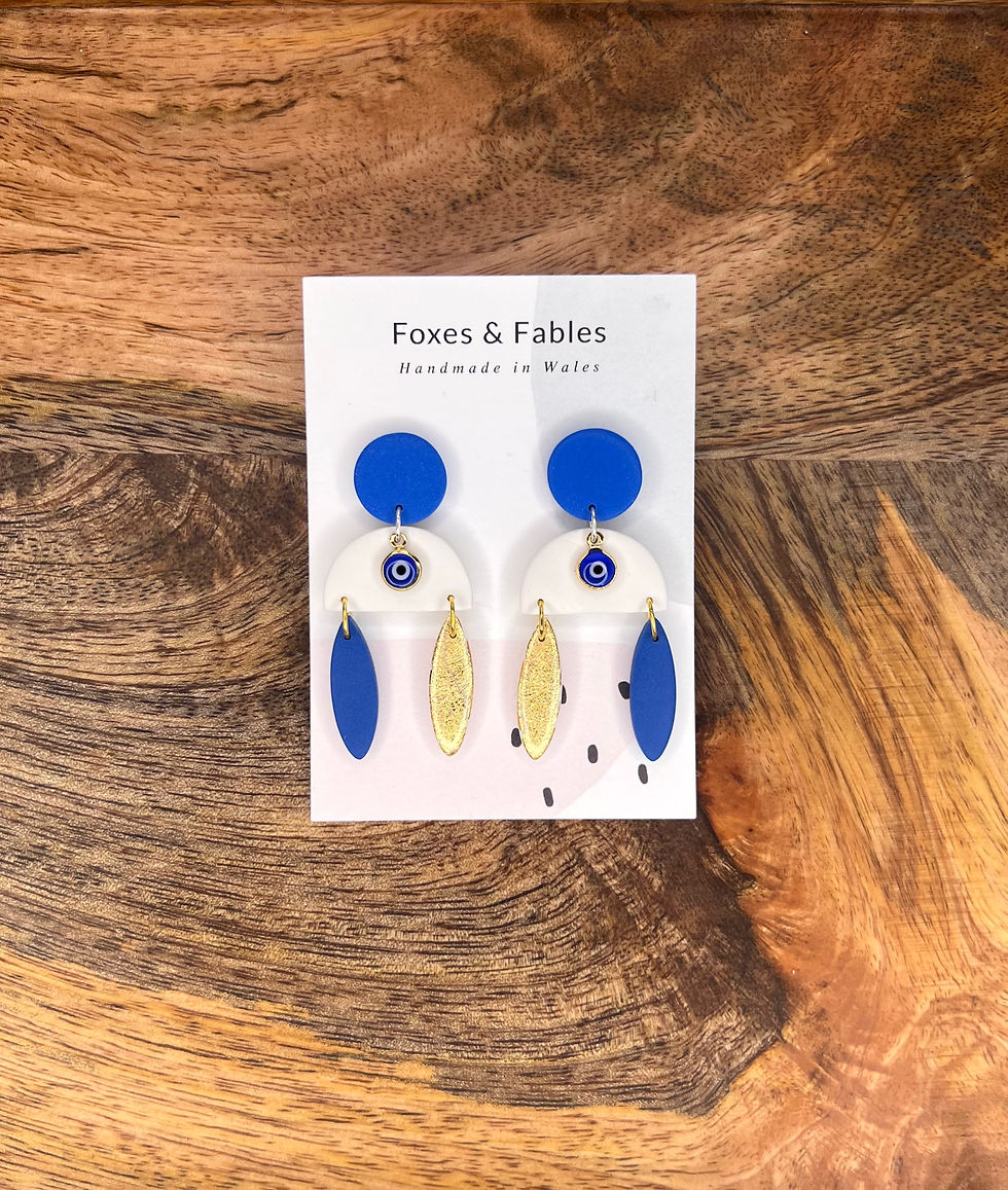 Evil Eye Boho Earrings