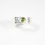 Thumbnail: Slim Bubble Ring with 5mm Gemstone 