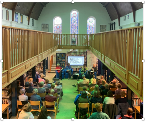 Author takes parft in the Guernsey Literary Festival