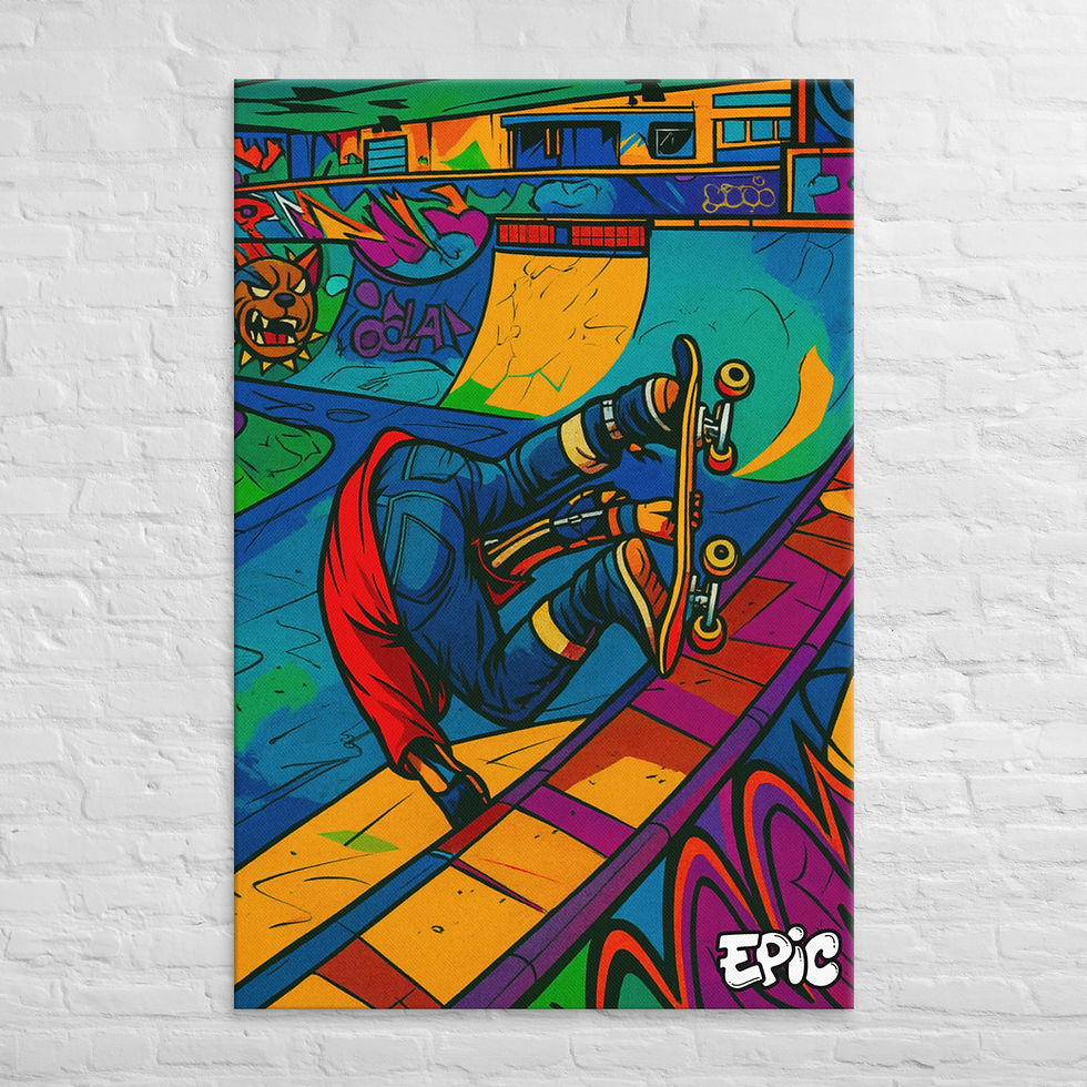 Rampage 40” x 60” Canvas