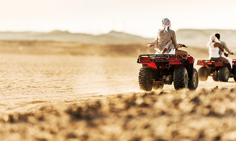 ATVs in Desert