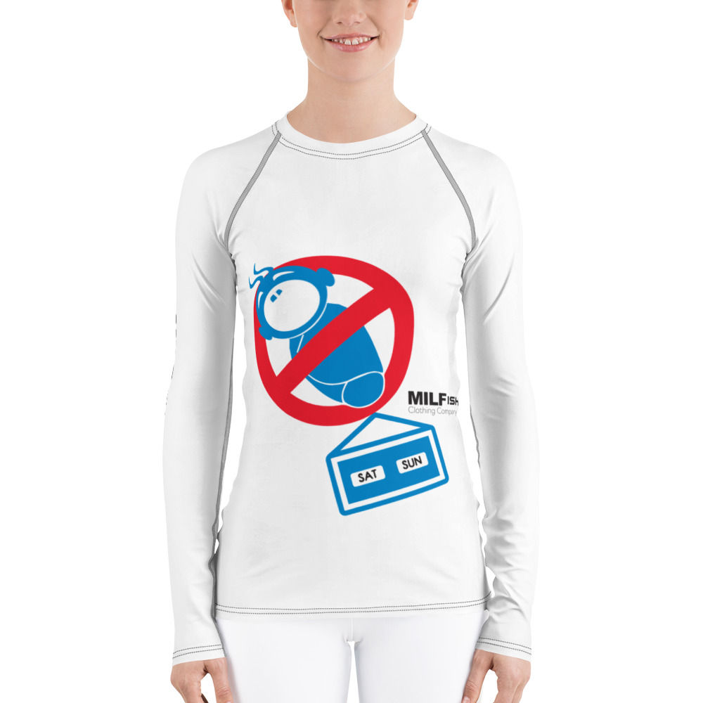 No Kids For The Weekend Rash Guard