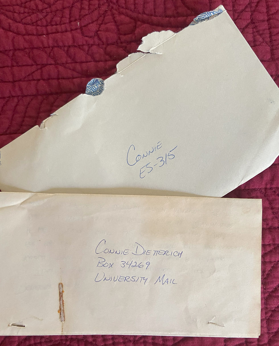 Handwritten notes can convey more feeling and thought than typed or electronic messages.