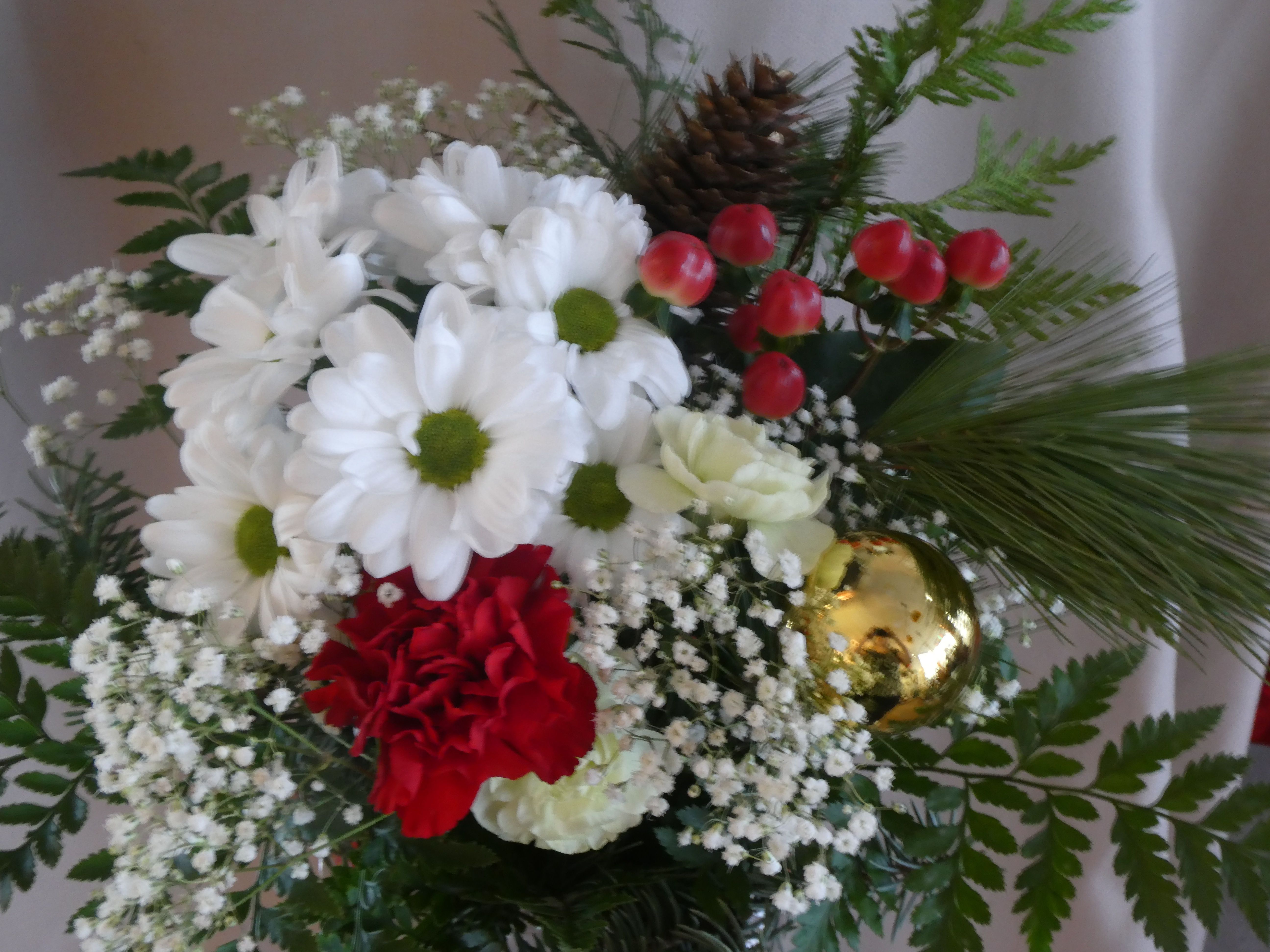 Bouquet de fleurs des fêtes