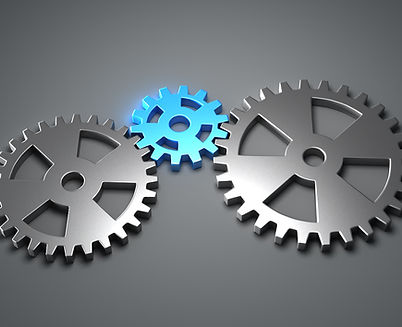 Interlocked Steel Gears