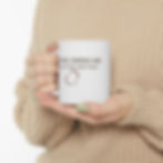 Thumbnail: Coffee Owns Me White Ceramic Mug 11oz Coffee Lover Gift