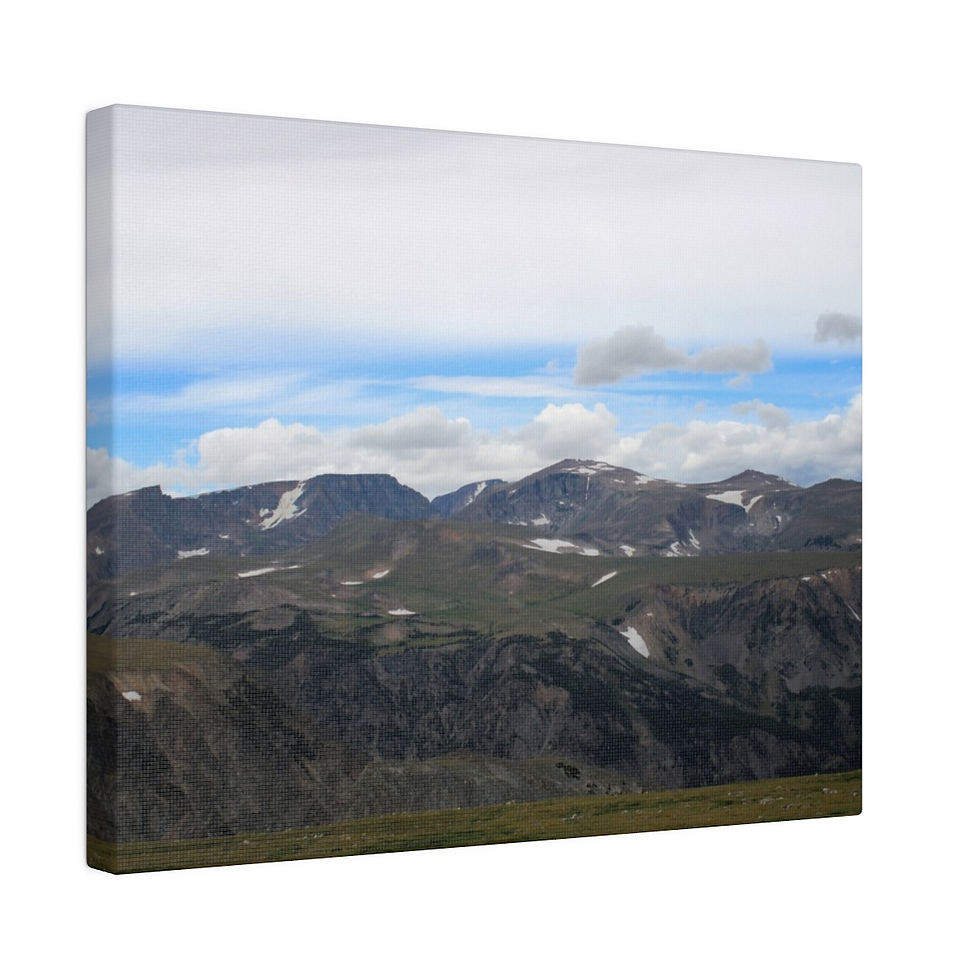 Thumbnail: Beartooth Highway Landscape Color Matte Canvas