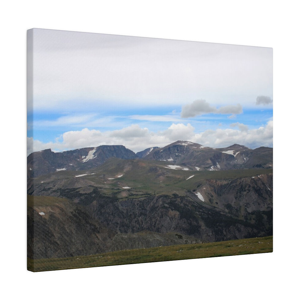 Thumbnail: Beartooth Highway Landscape Color Matte Canvas
