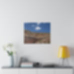 Thumbnail: Cut Rock Face in the Mountains of New Mexico Color Matte Canvas Stretched