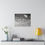 Thumbnail: Black & White Jagged Peaks in the Badlands Matte Canvas