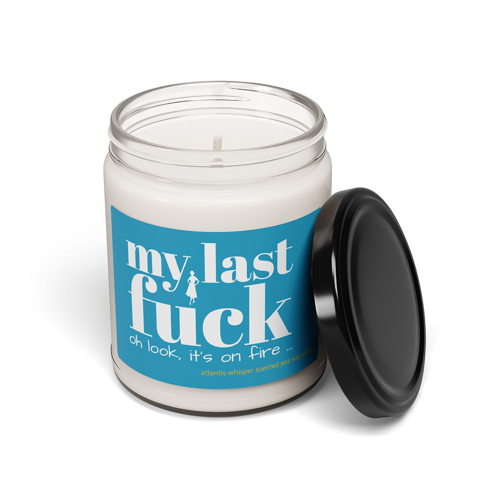 Thumbnail: My Last Fuck - Oh Look It's On Fire Funny Novelty Scented Soy Candle 9oz Jar