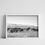 Thumbnail: Black & White Utah Desert Landscape with Trees Photography Print