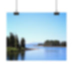 Thumbnail: Yellowstone Lake West Thumb Color Original Photography Poster Print