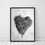 Thumbnail: Black & White Herbal Tea Spices Heart Shape Photography Print Wall Art