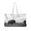 Thumbnail: Black & White Bison on a Hill Original Photography Printed Weekender Bag Tote