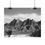 Thumbnail: Black & White Badlands Rock Formations Photography Poster Print