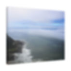 Thumbnail: Pacific Coast Highway Along the Ocean Color Matte Canvas