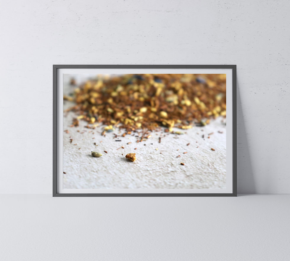 Thumbnail: Dried Ground Herbal Tea Leaves and Spice Bits Color Photography Print