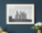 Thumbnail: Black & White Grain Elevator on a Hill Photography Print