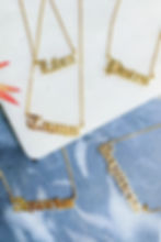 Thumbnail: Old English Zodiac Necklace