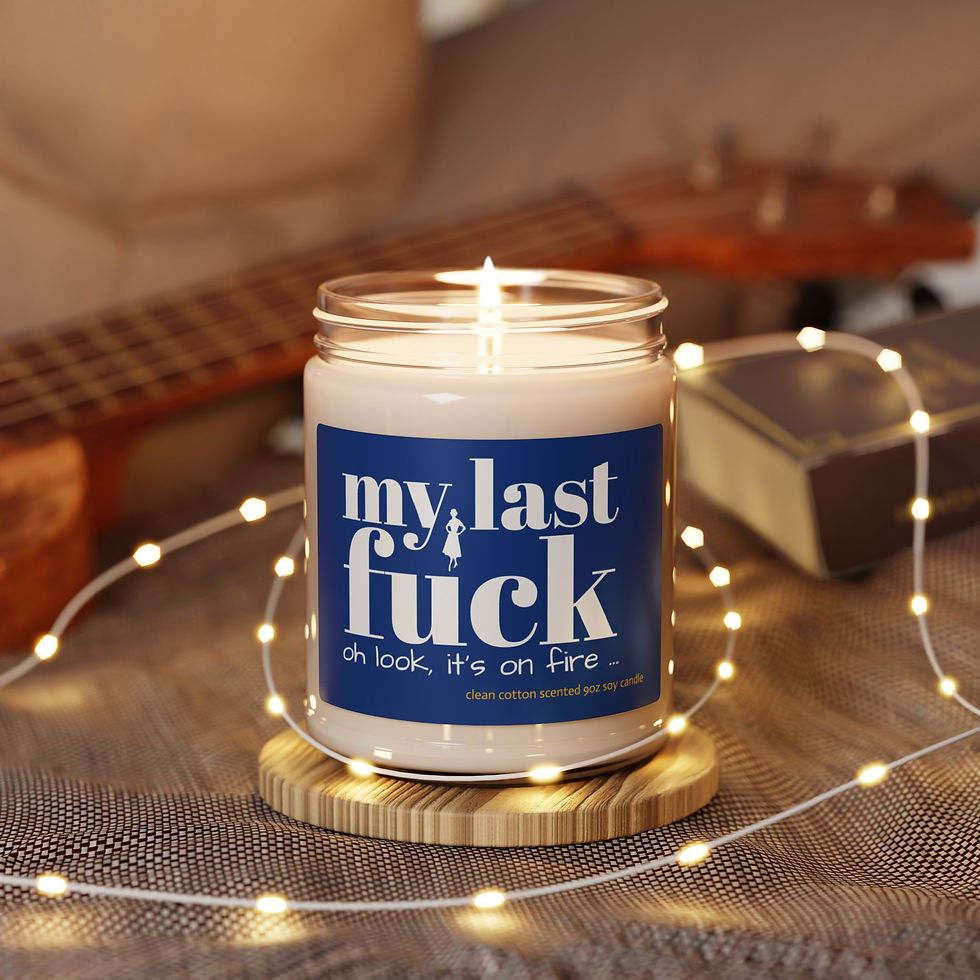 Thumbnail: My Last Fuck - Oh Look It's On Fire Funny Novelty Scented Soy Candle 9oz Jar