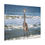 Thumbnail: Heron on the Beach Looking Away Color Matte Canvas Stretched