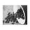 Thumbnail: Black & White Coffee Beans Spilling out of a Mug Matte Canvas Stretched