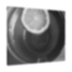Thumbnail: Black & White Lemon Slice Floating in a Cup of Tea Matte Canvas