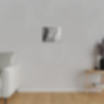 Thumbnail: Black & White Glass Pitcher of Lemon Lime Ice Water Matte Canvas Stretched