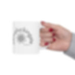 Thumbnail: Namafuckingste BohippianFinch Design White Ceramic Mug 11oz
