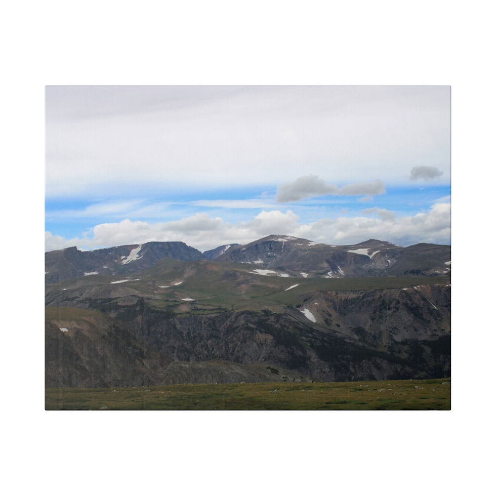 Thumbnail: Beartooth Highway Landscape Color Matte Canvas
