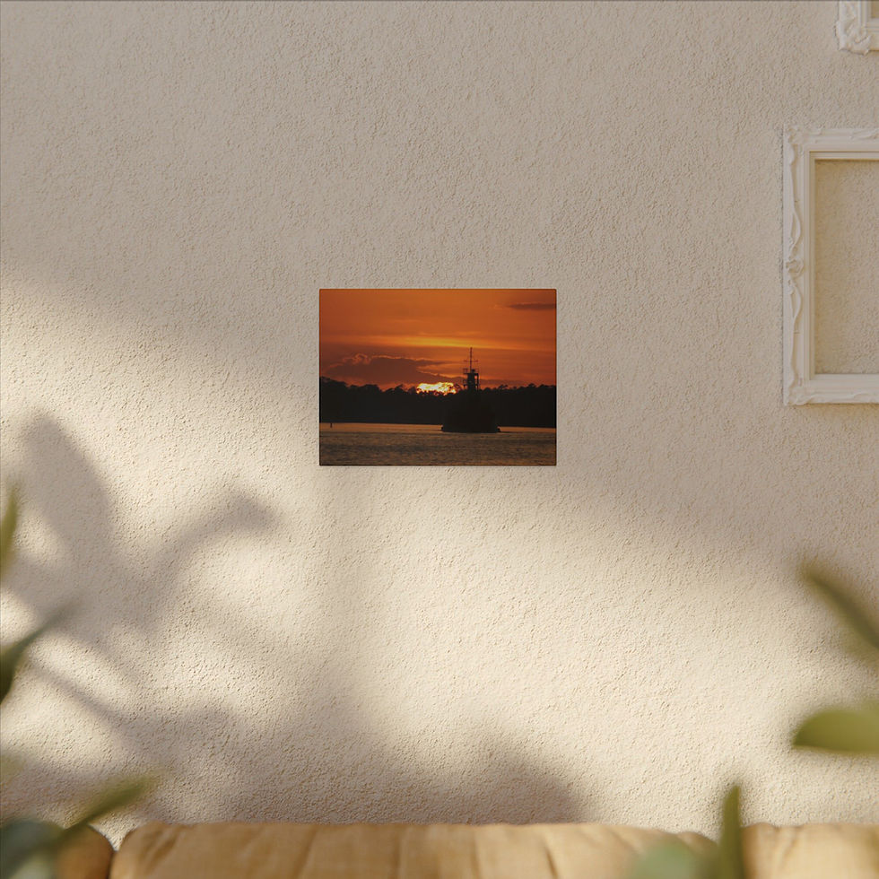 Thumbnail: Crab Boat in the Sunset on the Bay Color Matte Canvas Stretched