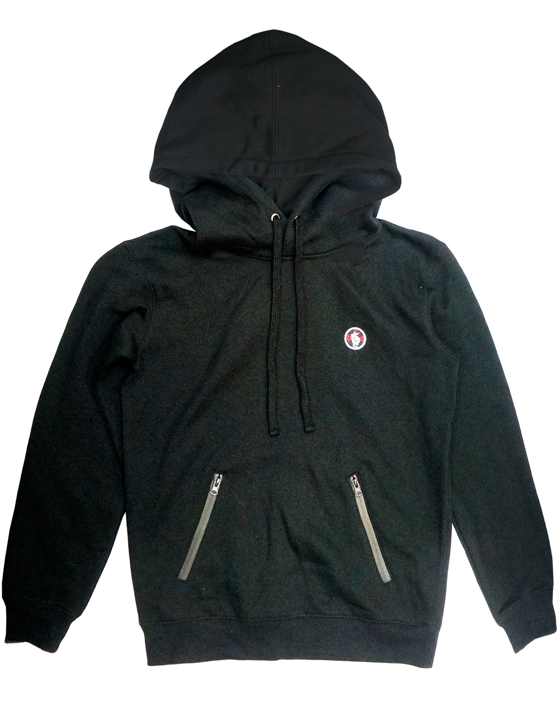 Fungolia Fleece Hoodie - TA Skull Badge (Black)
