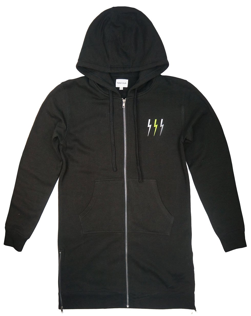 Zip Long Hoodie - Basic Thunder (black)