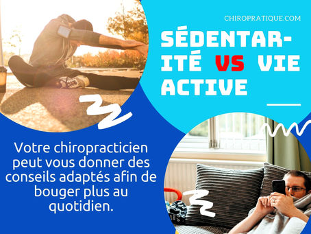sédentarité vs vie active