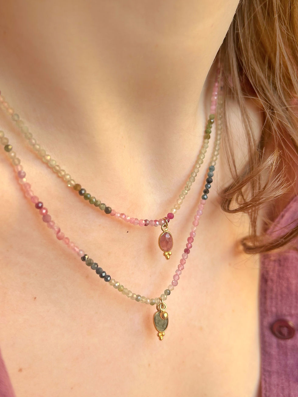 Miniature : Collier Pushka - Bleu