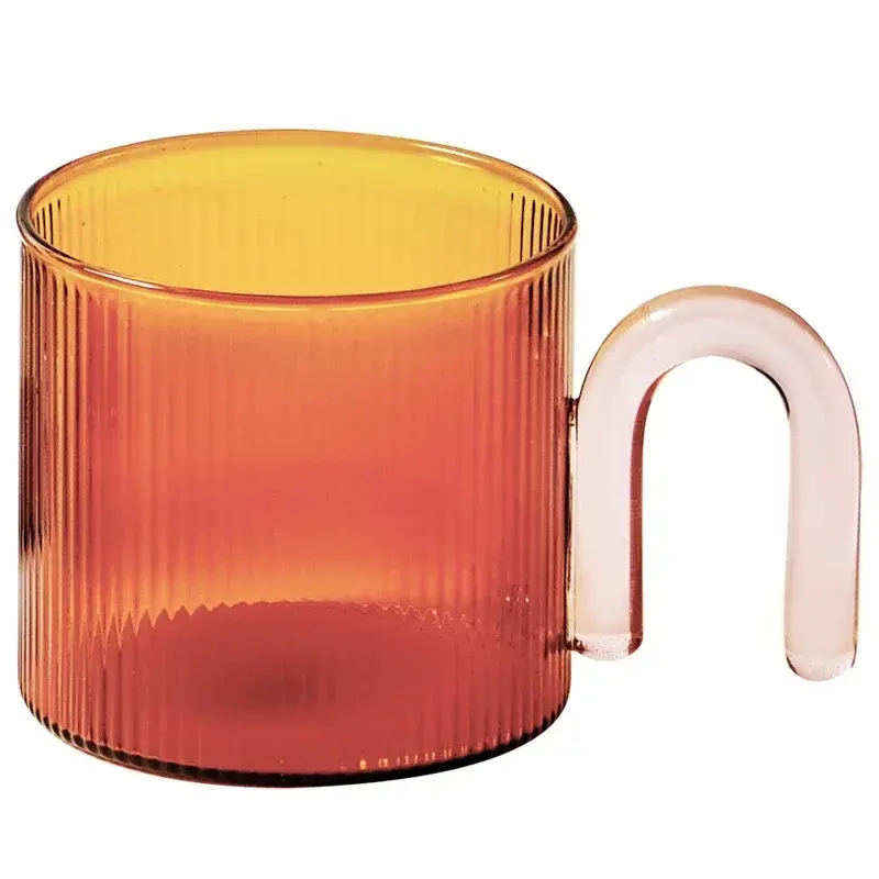 Thumbnail: Amber Glass Cup Mugs