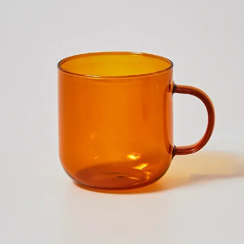 Thumbnail: Amber Glass Cup Mugs