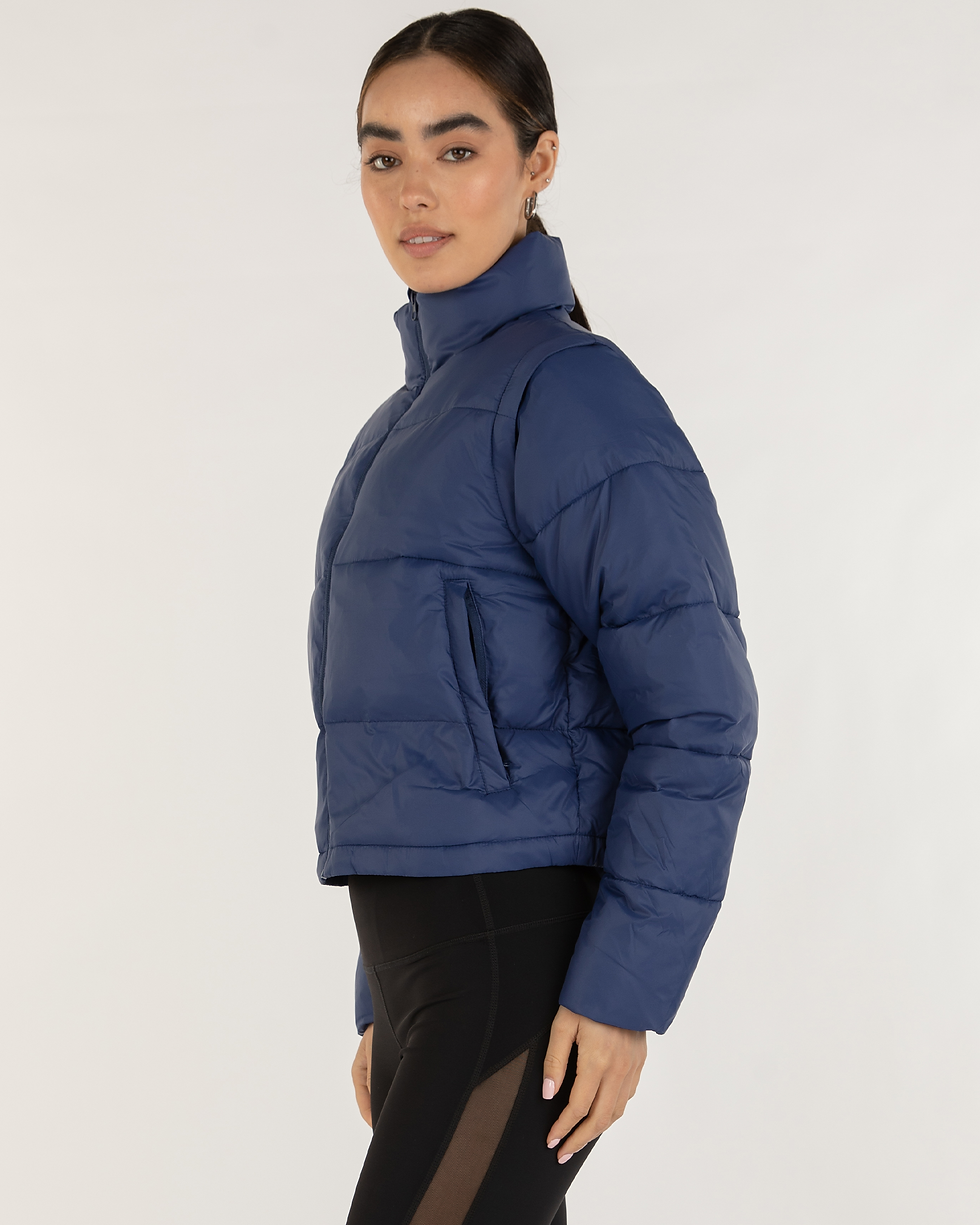 Thumbnail: Puffer Convertible Jacket Vest