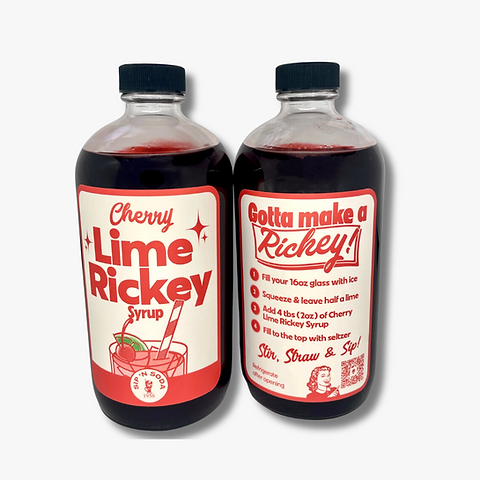 Cherry Lime Rickey Syrup | Sip'n Soda