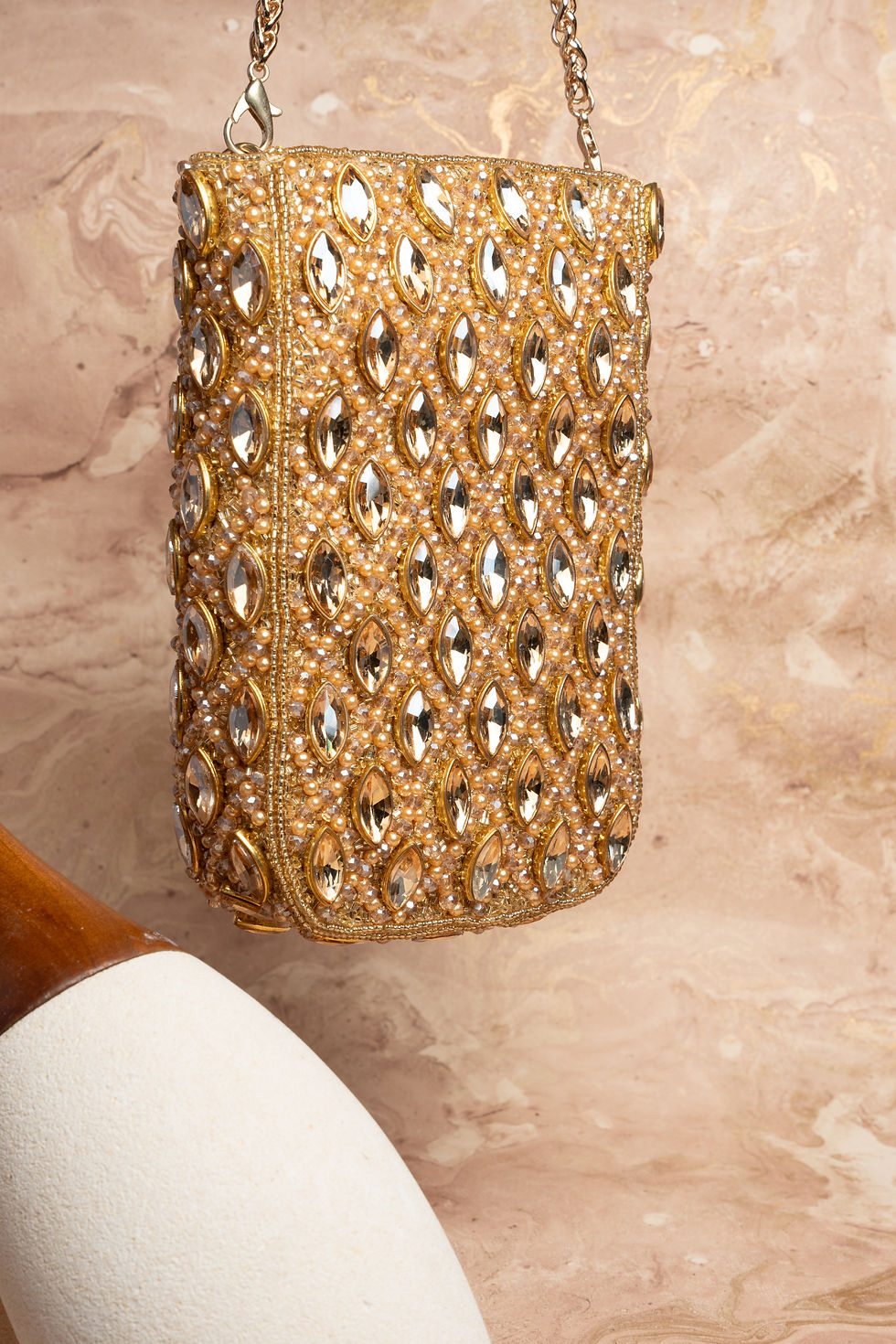 Thumbnail: Water Crystal Trendy Armour Gold
