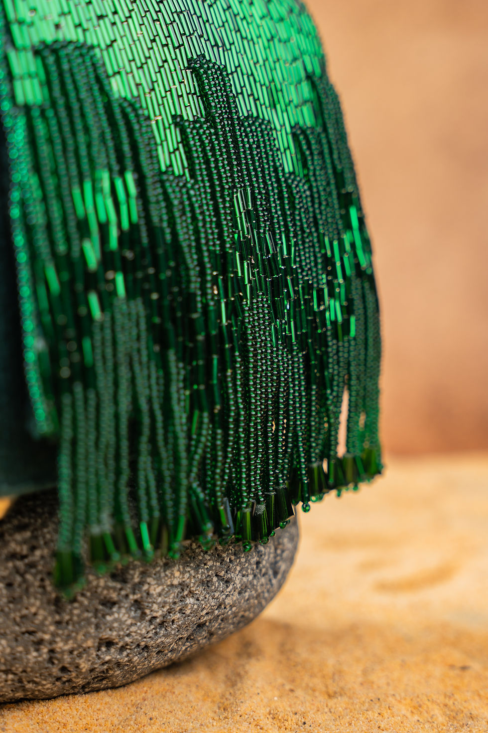Thumbnail: Salli En vie Mini Kasse Tassel Green