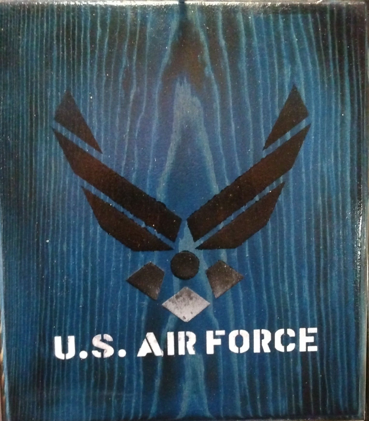U.S.A. Air Force plaque.